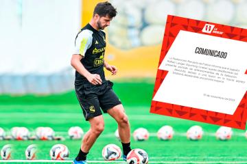 Rafael Lutiger quedó desafectado de la Selección peruana por lesión