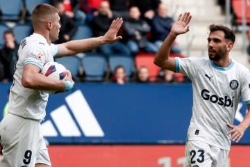 ¡Imparable! Girona venció de visita al Osasuna y dormirá en la punta de LaLiga
