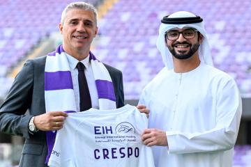 Argentino Hernán Crespo dirigirá al club Al Ain de Emiratos Árabes