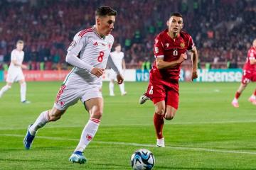 Gales empató con Armenia y se acerca a la Eurocopa 2024