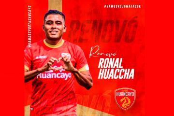 ¡Se queda el goleador! Ronal Huaccha renovó con Sport Huancayo para el 2024