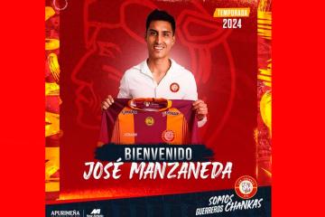 ¡Se va a Los Chankas! Manzaneda fue anunciado como refuerzo del recién ascendido