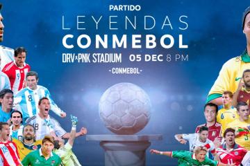 Listas las alineaciones para partido de Leyendas de Conmebol
