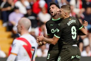 ¡Triunfazo! Girona superó de visita al Rayo Vallecano y seguirá en la punta en LaLiga