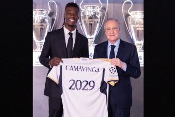 Real Madrid anunció la renovación de Camavinga