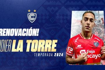 Cienciano anunció la renovación de Didier La Torre