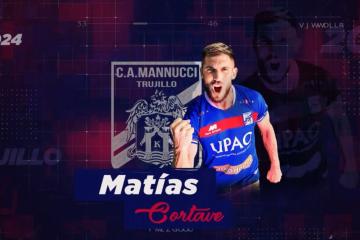 Matías Cortave renovó con Carlos A. Mannucci