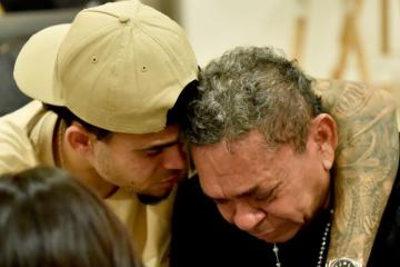 Colombiano Luis Díaz se reencontró con su padre