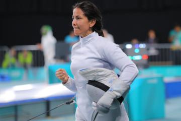 Va por el oro: María Luisa Doig accedió a la final en Esgrima