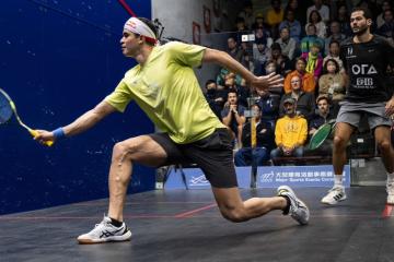 Diego Elías avanzó a cuartos de final en el Hong Kong Squash Open