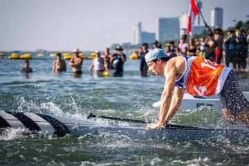 Itzel Delgado, subcampeón mundial de Stand Up Paddle en Tailandia