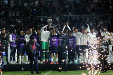 LDU festejó título de la Sudamericana con sus hinchas