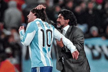 Messi: "Mis hijos ya saben de Diego sin haberlo visto nunca”
