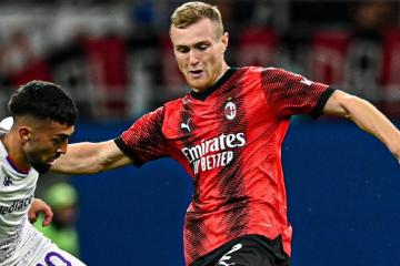 Milan venció por la mínima a la Fiorentina