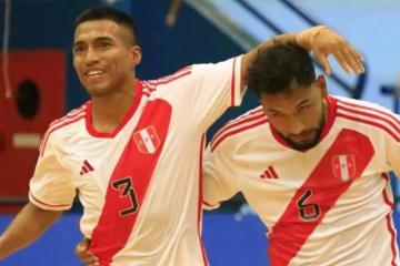 Perú derrotó por 4-2 a Ecuador en la Liga Evolución de Futsal