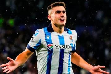 Real Sociedad venció por 3-1 a Benfica y toma la punta del grupo D