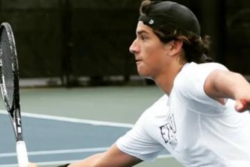 Conner Huertas del Pino se despidió del Temuco Challenger tras caer con norteamericano Ayeni
