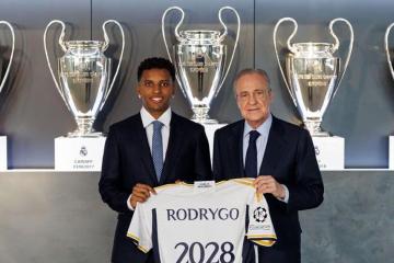 Real Madrid anunció renovación de Rodrygo hasta el 2028