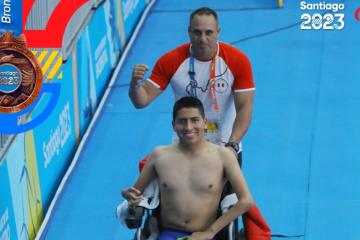 Rodrigo Santillán consiguió su segundo bronce en Santiago 2023