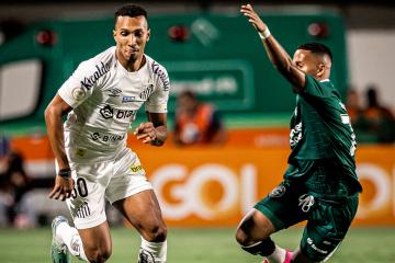 Santos venció a Goiás y lo hunde más en el Brasileirao