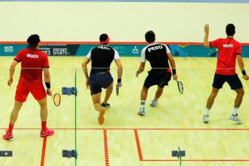 Dupla peruana logró presea de bronce en Squash