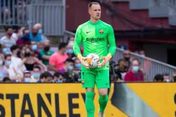 Ter Stegen no estará disponible para el partido ante el Porto