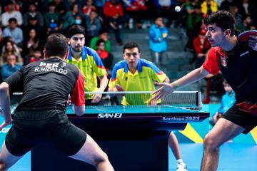 Equipo peruano de tenis de mesa accedió a cuartos de final en Santiago 2023
