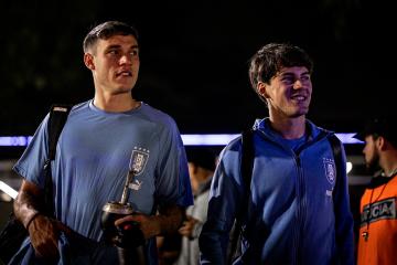 Uruguay ya está en Argentina para el Clásico de La Plata