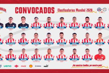 Paraguay dio convocados para enfrentar a Chile y Colombia