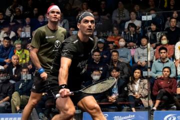 ¡No pudo! Diego Elías cayó y quedó eliminado en el Hong Kong Squash Open
