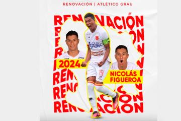 Nicolás Figueroa se queda en Atlético Grau para la próxima temporada