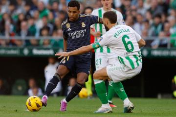 Real Madrid igualó 1-1 con Betis en el 'Benito Villamarín'