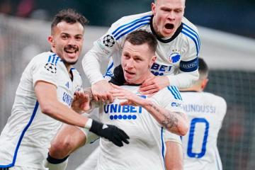 Copenhagen ganó y volvió a hacer historia al clasificar a octavos de Champions League