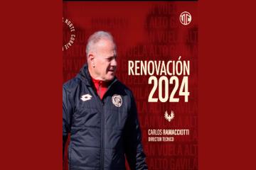¡Se queda un año más! Carlos Ramacciotti renovó como DT de UTC