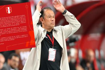 ¡Hasta aquí nomás! FPF oficializó la salida de Juan Reynoso de la Selección peruana