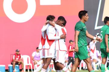 Selección sub 23 goleó por 4-0 a Bolivia en amistoso