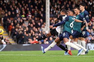 Arsenal cayó de visita frente al Fulham