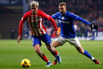 Atlético de Madrid sufrió empate frente a Getafe
