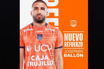 Josepmir Ballón es nuevo jugador de la Universidad César Vallejo