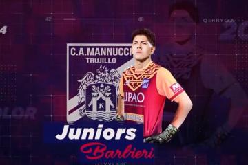 Juniors Barbieri es nuevo arquero de Mannucci