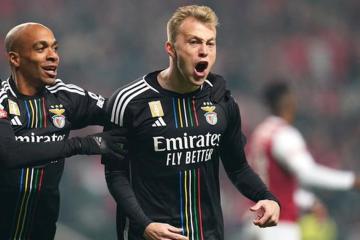 Benfica tomó la punta en Portugal