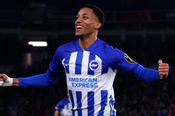 Brighton clasificó de manera agónica a octavos de la Europa League