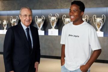 Endrick: "Estoy muy ilusionado por jugar con la camiseta del Real Madrid"