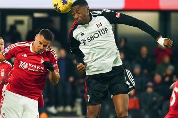 Fulham goleó al Nottingham y lo complica en la Premier League
