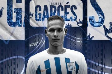 Renzo Garcés fue oficializado como nuevo jugador de Alianza Lima