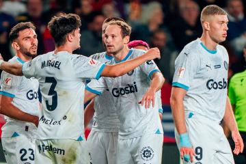 ¡Triunfazo y punta! Girona venció al Barcelona y es líder de La Liga