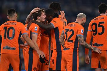 Inter Milan no da tregua y sigue cómodo en la cima de la Serie A