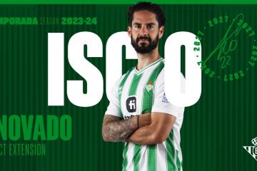 Isco renovó su contrato con el Betis