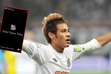 Neymar Jr. se pronunció tras descenso de Santos FC