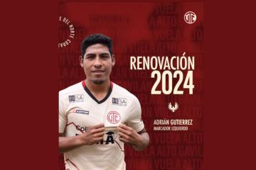 Adrián Gutiérrez renovó con UTC
